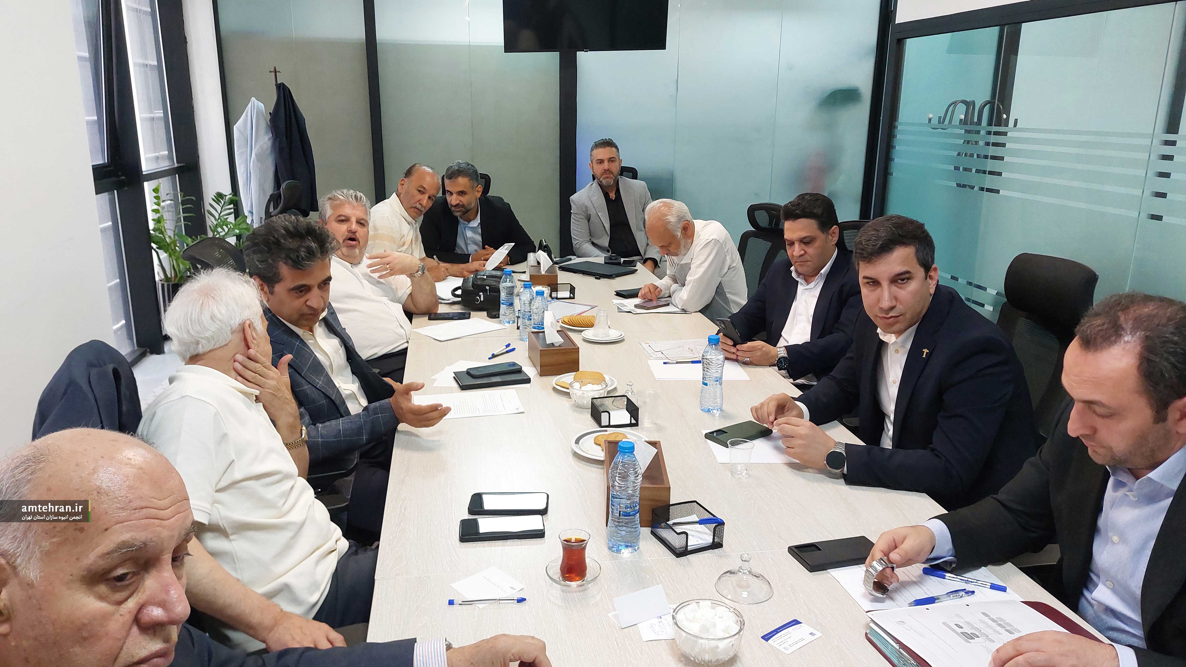 هیات مدیره انجمن انبوه سازان استان تهران