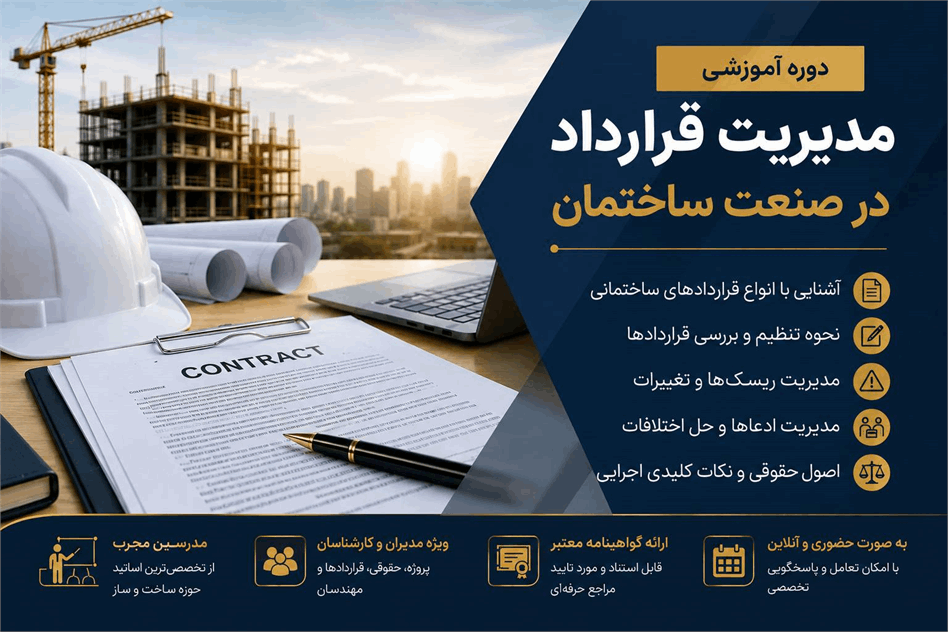 فراخوان ثبت‌نام هفدهمین دوره جامع مدیریت قرارداد